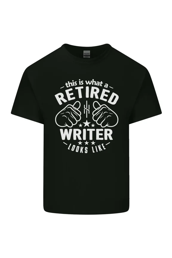 This Is What A Retired Writer Looks Like Funny Job Title Career Pension Unisex T-Shirt Y0118, Up to Size 5XL