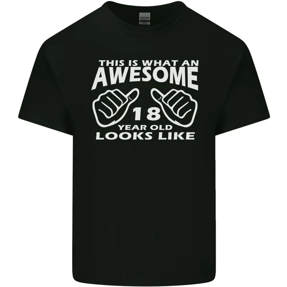 This Is What An 18 Year Old Awesome Looks Like Funny 18th Unisex T-Shirt
