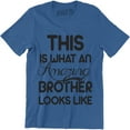 thumbnail image 1 of This Is What An Amazing Brother Looks Like Funny Birthday Gift Men's T-Shirt, 1 of 4