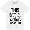 thumbnail image 1 of This Is What An Amazing Brother Looks Like Funny Birthday Gift Men's T-Shirt, 1 of 4