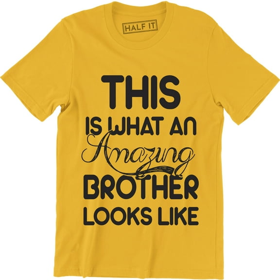 This Is What An Amazing Brother Looks Like Funny Birthday Gift Men's T-Shirt