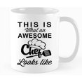 thumbnail image 1 of This Is What An Awesome Chef Looks Like Gift Cup, Best Chef Gifts,Baking Gift Cooking Gift Gift for Cook, Birthday, Christmas gift, 11 oz Novelty Mug, 1 of 5