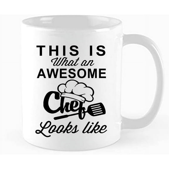 This Is What An Awesome Chef Looks Like Gift Cup, Best Chef Gifts,Baking Gift Cooking Gift Gift for Cook, Birthday, Christmas gift, 11 oz Novelty Mug