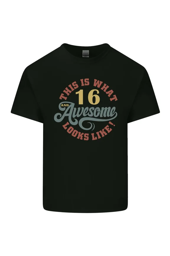 This Is What Awesome 16th 60th Birthday Looks Like Funny Unisex T-Shirt