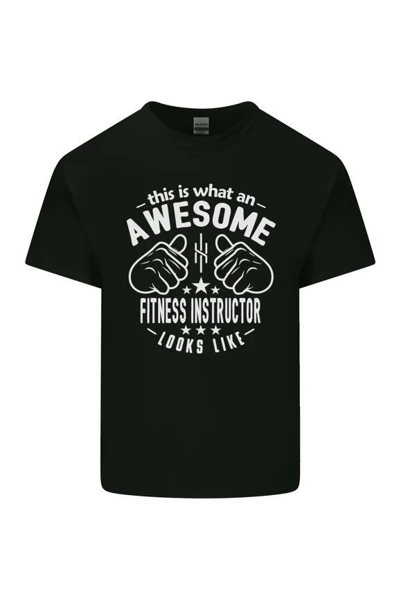This Is What Awesome Fitness Instructor Looks Unisex T-Shirt Y2917, Up to Size 5XL