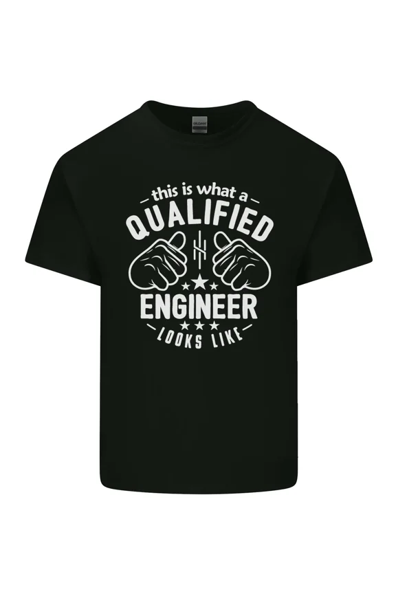 This Is What Qualified Engineer Looks Like Funny Job Title New Unisex T-Shirt