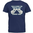 thumbnail image 1 of This Is What The Worlds Best Dad Looks Like Mens T Shirt Metro Blue SM, 1 of 1