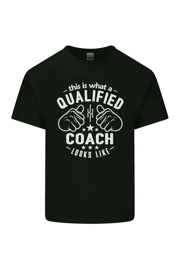 This Is What a Qualified Coach Looks Like Funny Graphic Light Cotton Tee,for unisex up to 5XL