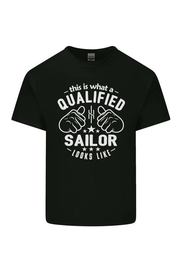 This Is What a Qualified Sailor Looks Like Funny Job Pride and Navy Unisex T-Shirt, up to size 5XL