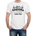 thumbnail image 1 of This Is What an Awesome Lover Looks Like Men's Graphic T-Shirt | Funny Gift Idea, 1 of 2