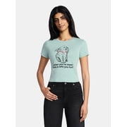 This Is Who You Hurt Women's Graphic Cropped Baby Tee with Short Sleeves, Sizes XXS-XXL deal from Walmart