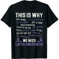 thumbnail image 1 of This Is Why We Need Lupus Awareness Autoimmune Disease T-Shirt, 1 of 7