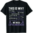 thumbnail image 1 of This Is Why We Need Lupus Awareness Autoimmune Disease T-Shirt, 1 of 4