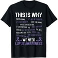 thumbnail image 1 of This Is Why We Need Lupus Awareness Autoimmune Disease T-Shirt, 1 of 4