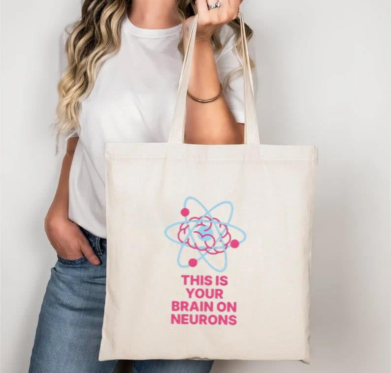 This Is Your Brain On Neurons Science Tote Bags - Walmart.com