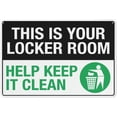thumbnail image 1 of This Is Your Locker Room Sign 8"x12" Inch Rust Free Aluminum Easy To Read & Sturdy Keep Out Outdoor Metal Signs For Home Farm Yard, 1 of 8