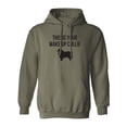 thumbnail image 1 of This Is Your Wake Up Collie Adult Hooded Sweatshirt, 1 of 3
