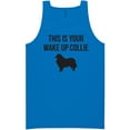 thumbnail image 1 of This Is Your Wake Up Collie Neon Tank Top, 1 of 1