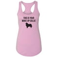 thumbnail image 1 of This Is Your Wake Up Collie Racerback Tank, 1 of 3