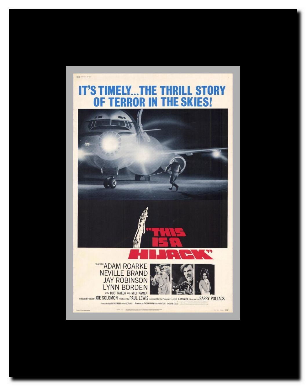 This Is a Hijack Framed Movie Poster