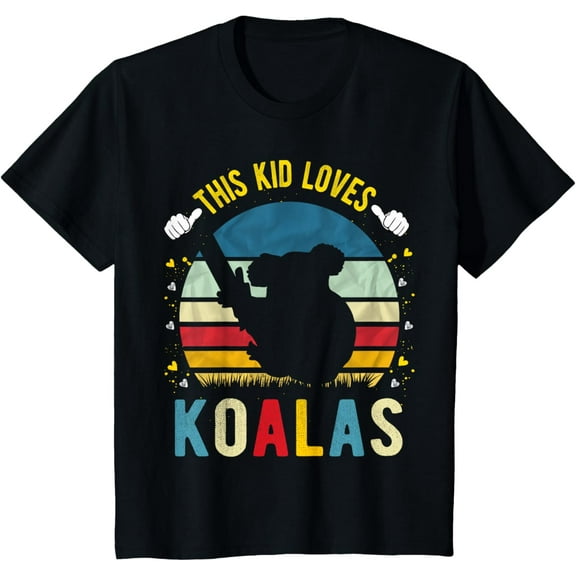 This Kid Loves Koalas Boys and Girls Koala Gift T-Shirt