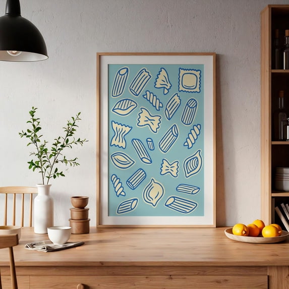 This Kitchen Is For Dancing Fun Retro Typography Kitchen Wall Art Poster, Unframed Size 24x36