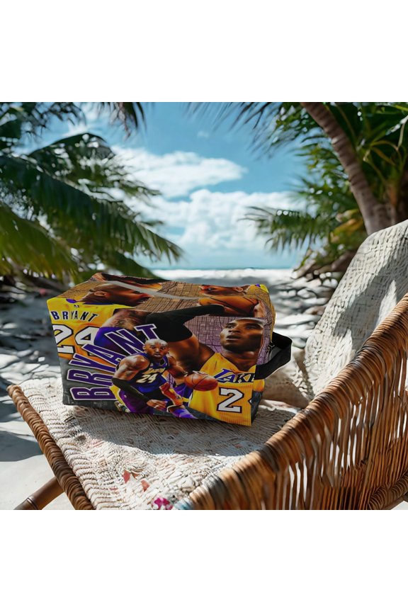 This Kobe Bryant travel cosmetic bag is functional, high-quality, and perfect for travel.