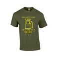 thumbnail image 1 of This Little Light of Mine Let It Shine Gas Pump Gas Light Funny Short Sleeve T-shirt Graphic Tee Graphic Tee-Military-large, 1 of 4