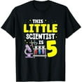 thumbnail image 1 of This Little Scientist Is 5 Science Happy Birthday T-Shirt, 1 of 4