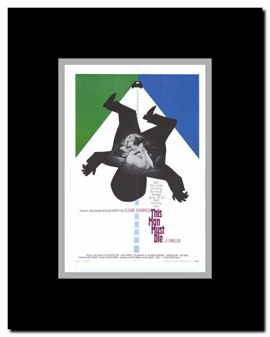 This Man Must Die Framed Movie Poster
