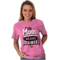 thumbnail image 1 of This Mom Means Business Funny Mothers Women's Plus Size Graphic Tee Brisco Brands 3X, 1 of 5
