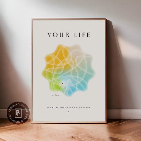 This Moment Psychology Poster Therapist Office Decor