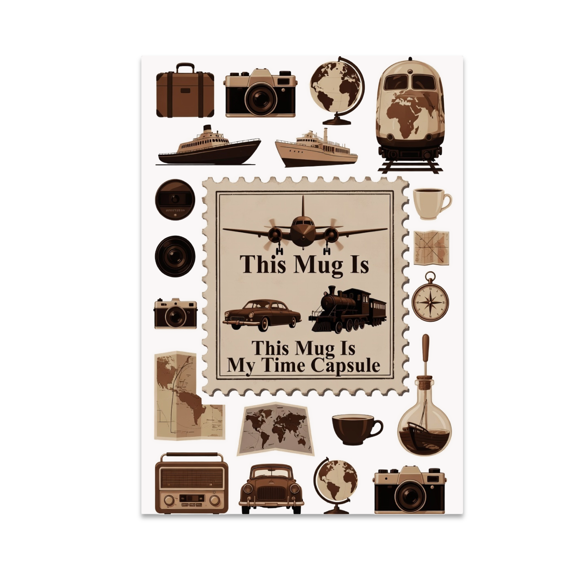 This Mug Is My Time Capsule - Travel Enthusiast - 11 oz Ceramic Coffee Mug