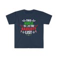 thumbnail image 1 of This Nurse is on the Naughty list Christmas Unisex T-shirt S-3XL, 1 of 2