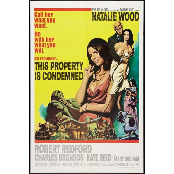 This Property Is Condemned poster Metal Sign Art Print 8x12 Multi-Color Square Adults Best Posters