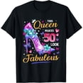 thumbnail image 1 of This Queen Makes 50 Looks Fabulous 50th Birthday Girls T-Shirt, 1 of 4