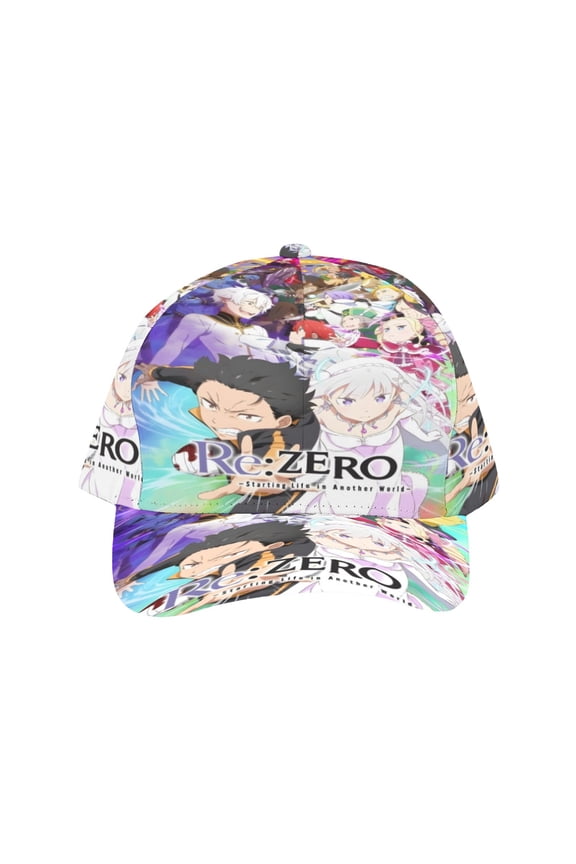 This Re:Zero kara Hajimeru Isekai Seikatsu baseball cap is stylish, made from high-quality materials, offers an adjustable fit