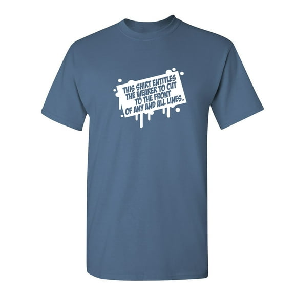This Shirt Entitles The Wearer Sarcastic Humor Graphic Novelty Funny T Shirt