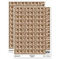 thumbnail image 1 of This Side Up Arrows Box Crate Shipment Sticker Set - Brown - Matte Finish - 1.5" Small, 1 of 7