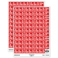 thumbnail image 1 of This Side Up Arrows Box Crate Shipment Sticker Set - Red - Gloss Finish - 1.5" Small, 1 of 7