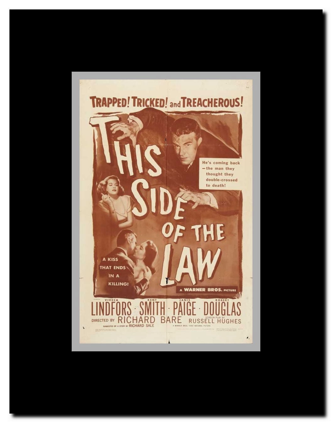 This Side of the Law Framed Movie Poster