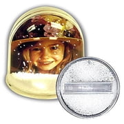 This Snow Globe Has a Dry Center Slot For Photos Or Other Decorations