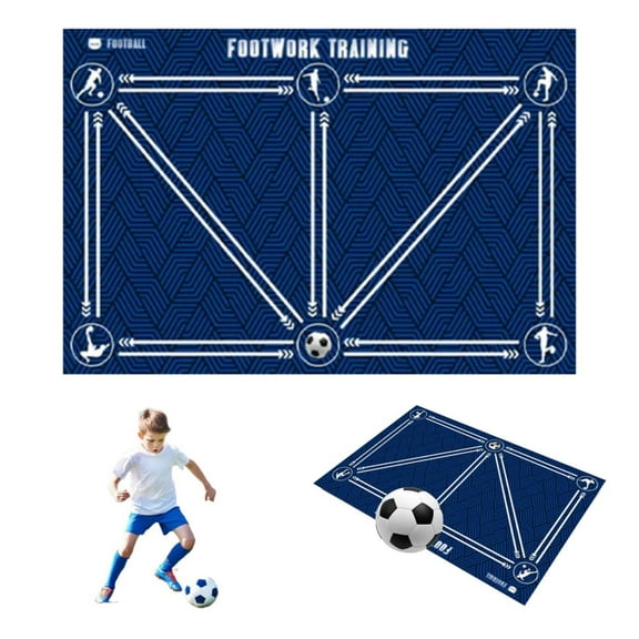 This Soccer Agility and Footwork Training Mat Is Non-Slip and Quiet, Suitable for All Ages, and Helps Strengthen and Condition Players