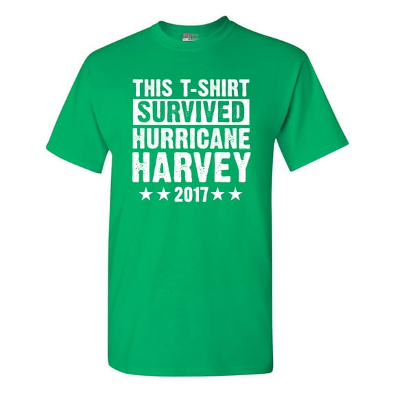 This T-Shirt Survived Hurricane Harvey Houston Texas 2017 DT Adult T-Shirt Tee