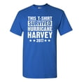 thumbnail image 1 of This T-Shirt Survived Hurricane Harvey Houston Texas 2017 DT Adult T-Shirt Tee, 1 of 2