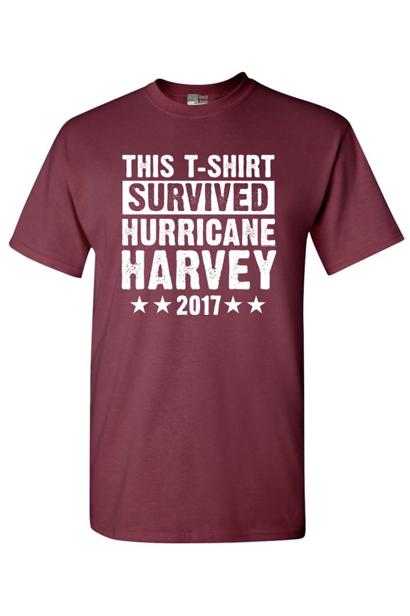 This T-Shirt Survived Hurricane Harvey Houston Texas 2017 DT Adult T-Shirt Tee