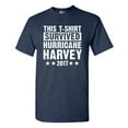 thumbnail image 1 of This T-Shirt Survived Hurricane Harvey Houston Texas 2017 DT Adult T-Shirt Tee, 1 of 2