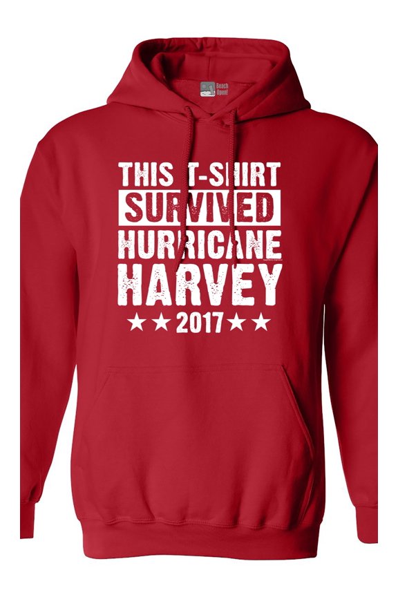 This T-Shirt Survived Hurricane Harvey Houston Texas 2017 DT Sweatshirt Hoodie