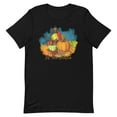thumbnail image 1 of This The Season Fall Patterns Pumpkin Flowers Mushrooms Acorns and Lamp Sublimation Style T-Shirt, 1 of 5