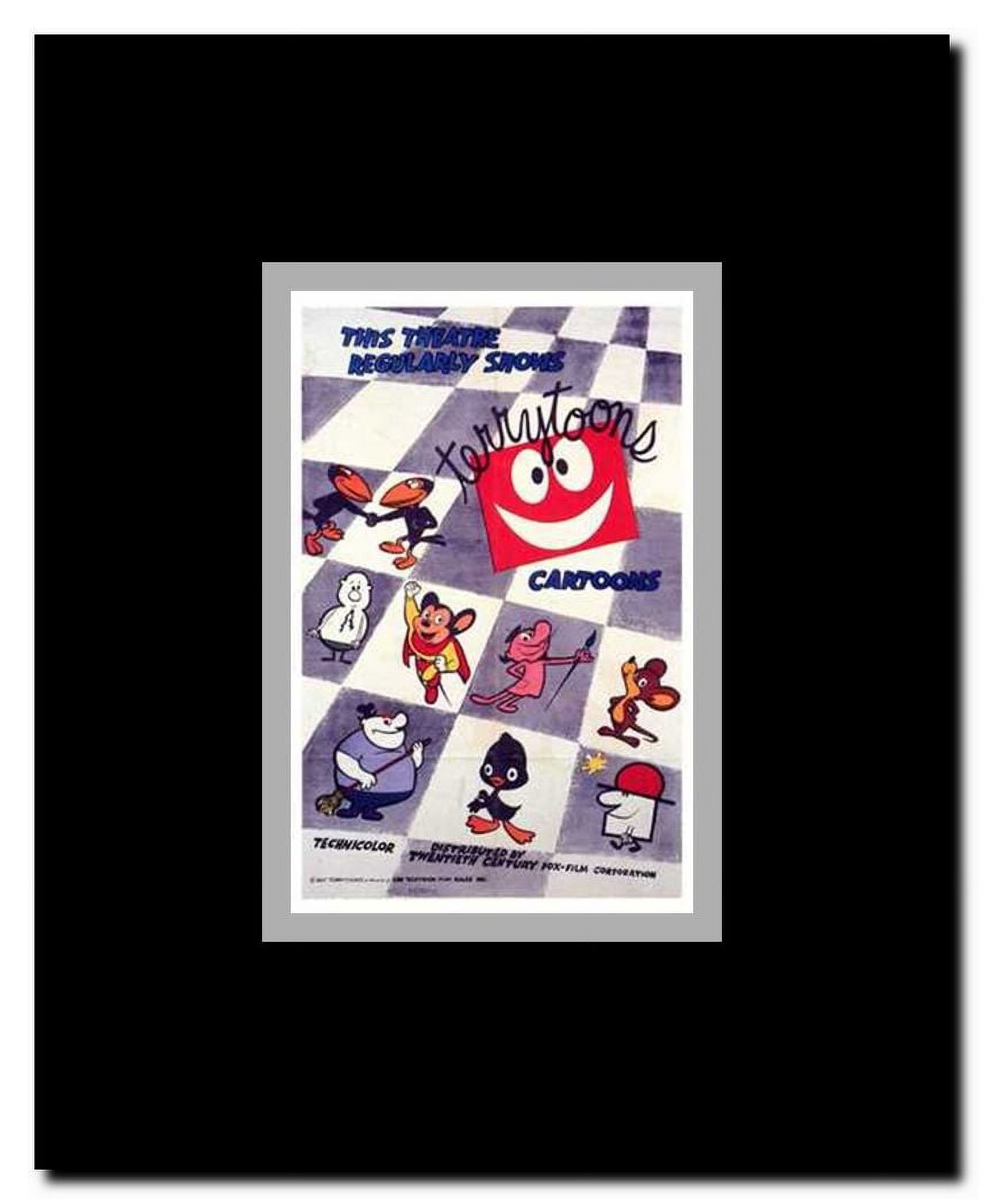 This Theater Regularly Shows Terrytoons Framed Movie Poster